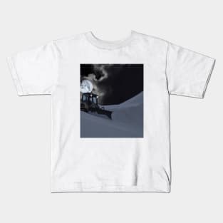 Gothic Snow Groomer Kids T-Shirt